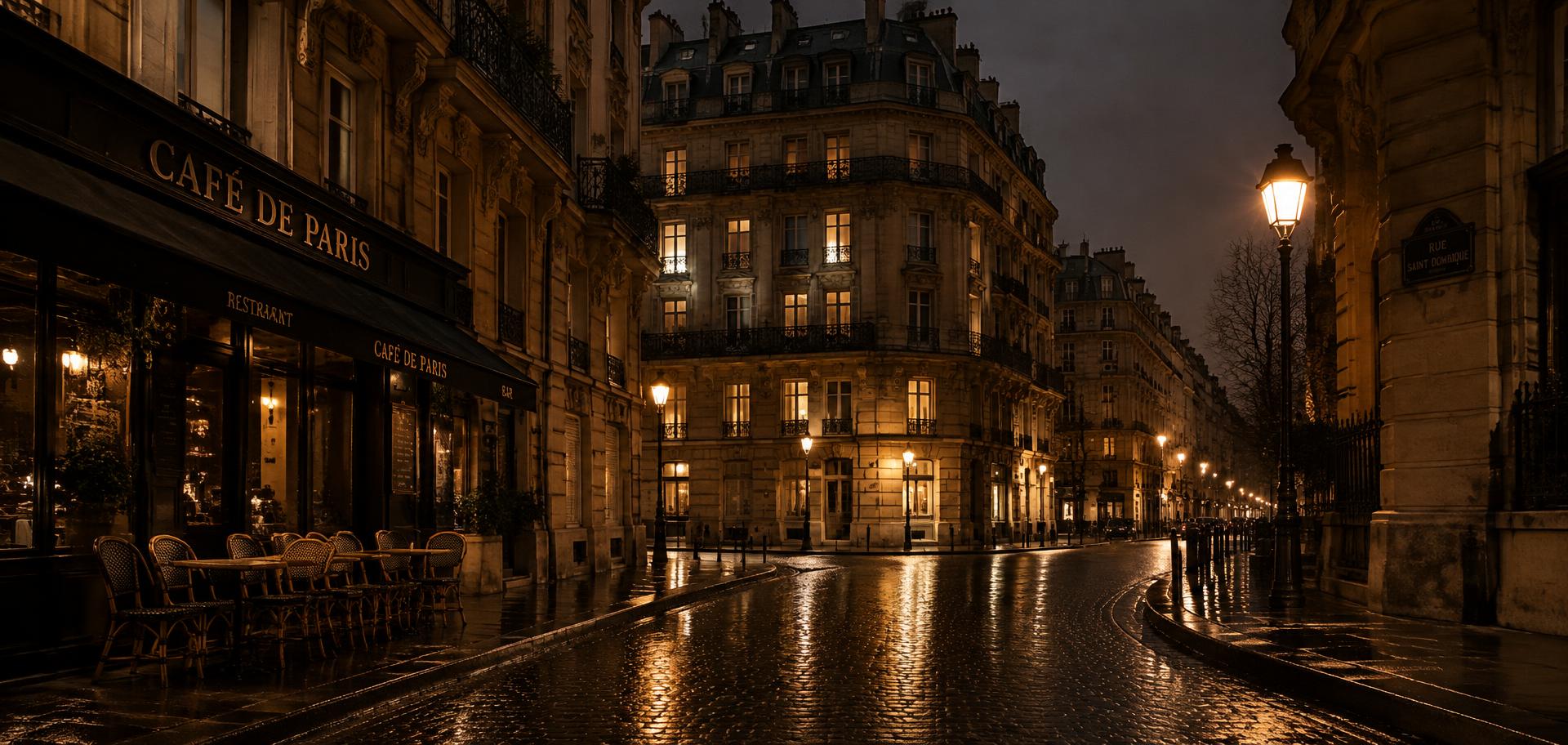 Paris illuminée la nuit