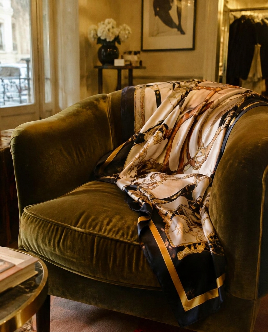 Foulard de soie Foulard de soie, Maison Orsay — Paris